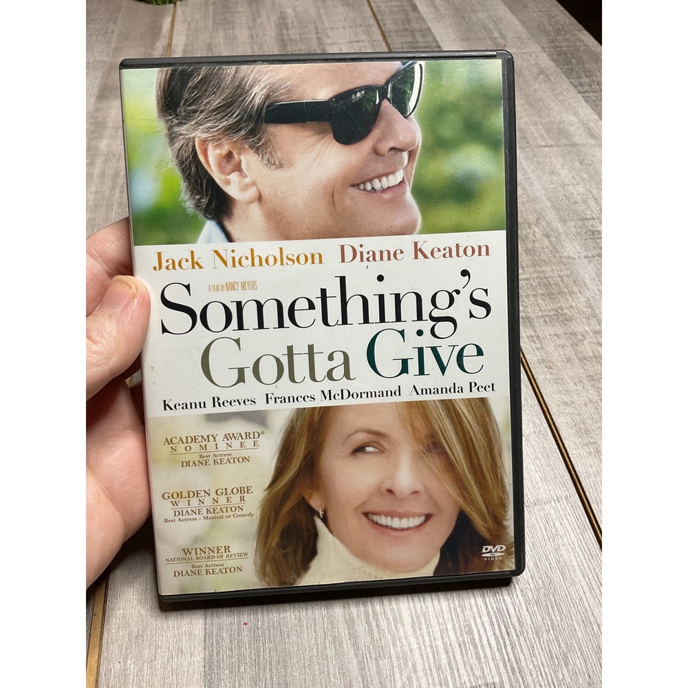 Somethings Gotta Give DVD 2004 Jack Nicholson Diane Keaton Keanu Reeves Rom-Com